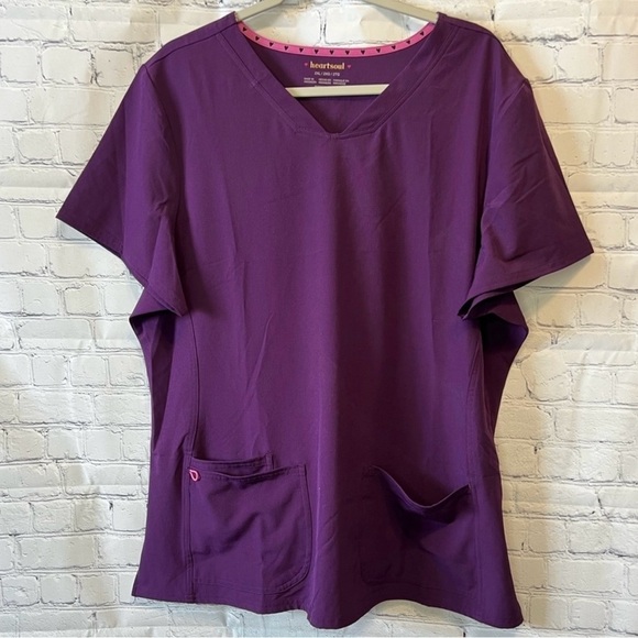 HeartSoul Women’s Scrub Top Sz 2XL - Picture 1 of 6